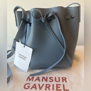 Mansur Gavriel light Blue Shoulder Bag